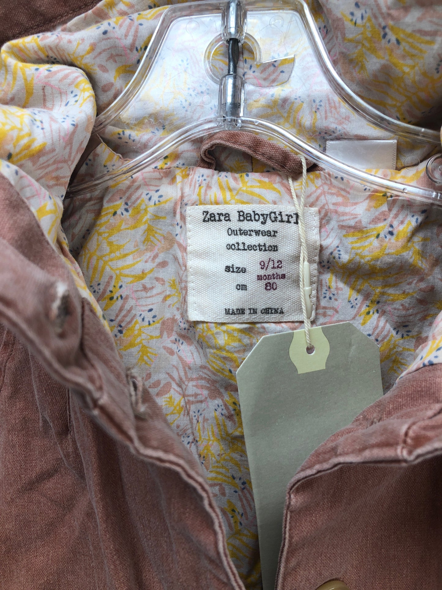 9-12 Months Zara mauve Jacket