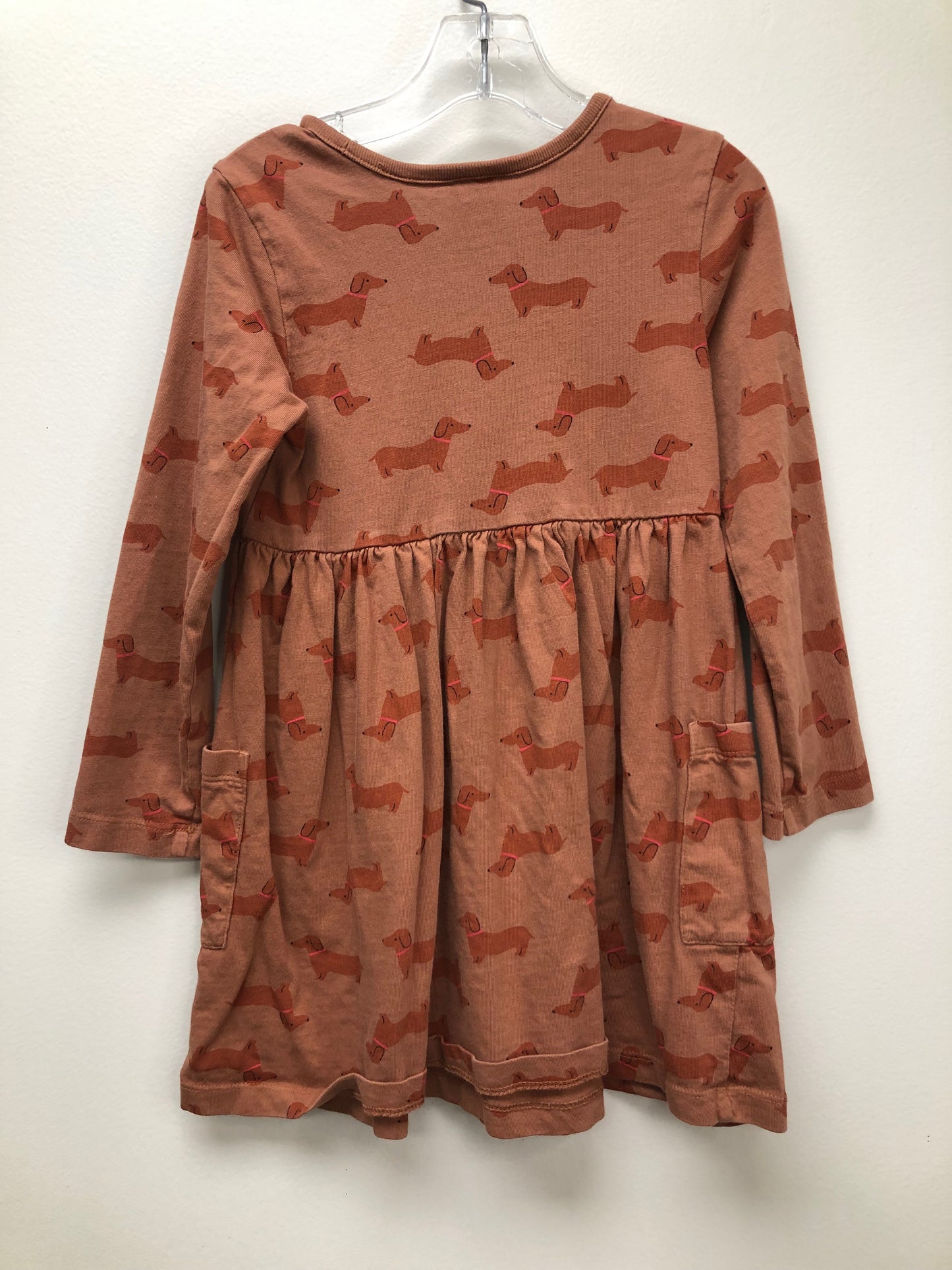 4 Hanna Andersson brown Dogs Dress