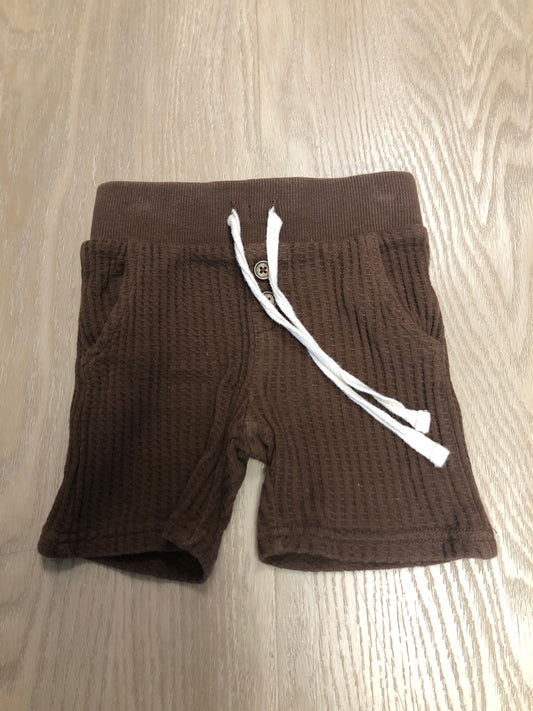 Jamie Kay Child Size 6 Months Brown Thermal Shorts