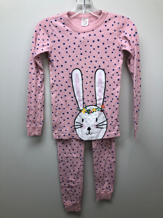 Hanna Andersson Child Size 10 pink polka dot Pajamas