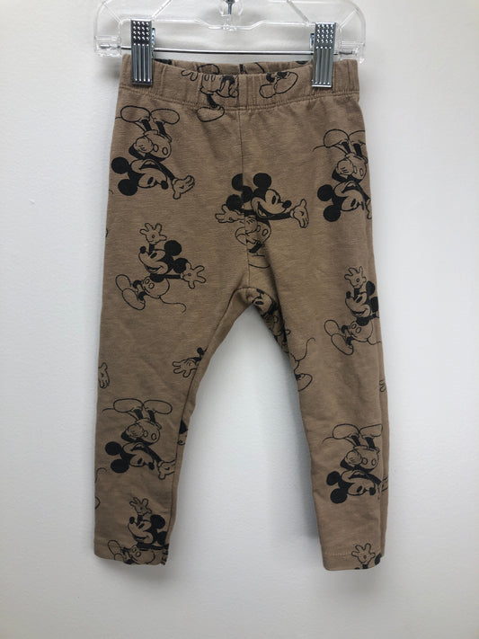 18-24m Zara brown Mickey Mouse Pants