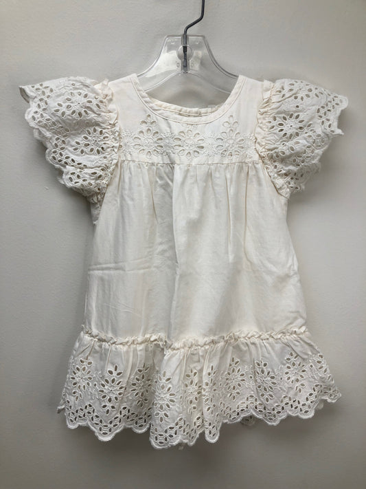 2T GAP cream eyelet Dress