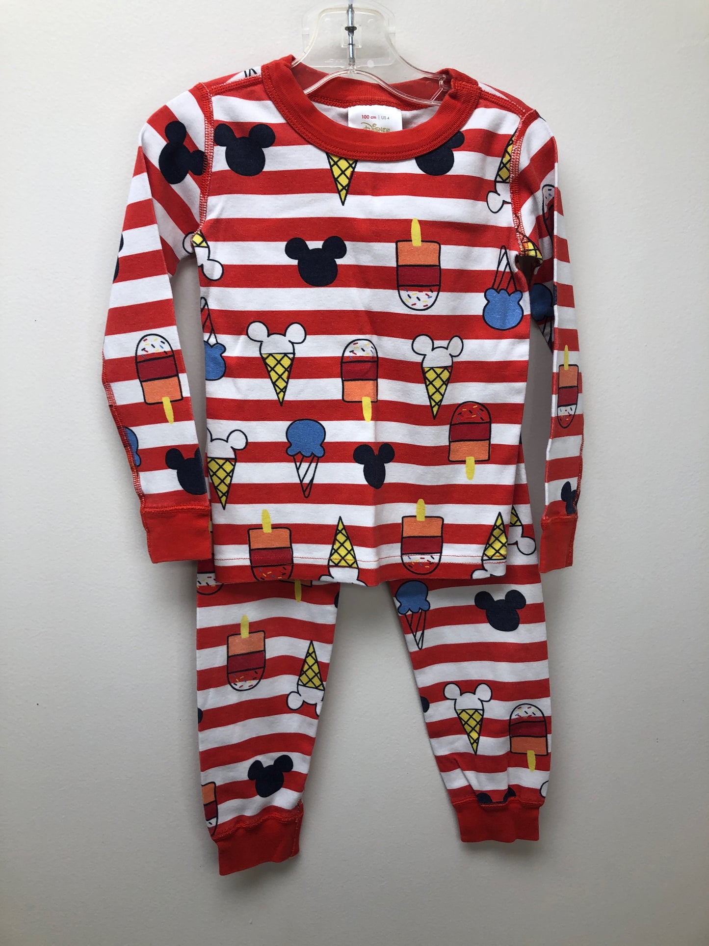 4 Hanna Andersson red stripe Pajamas