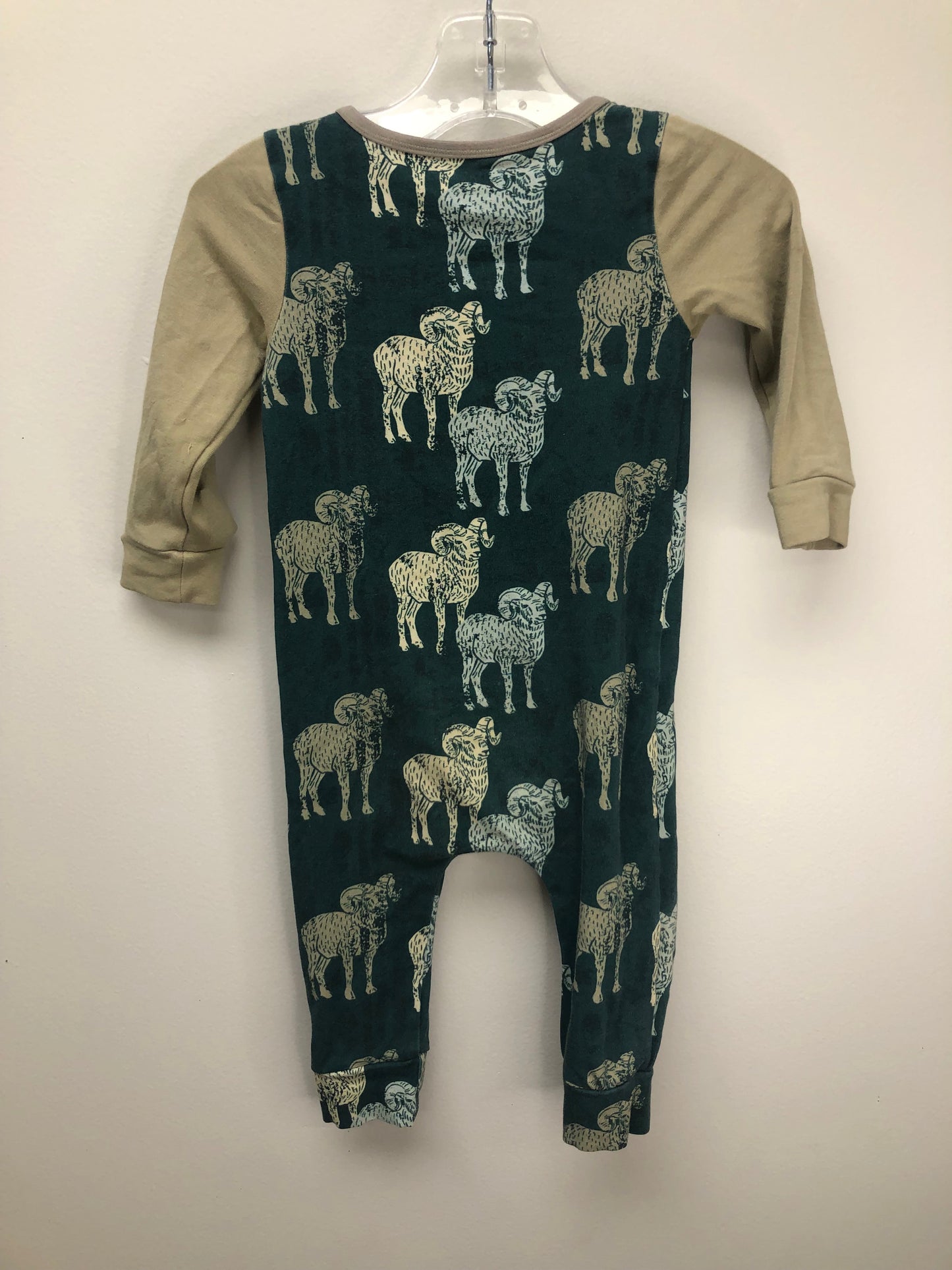 6m Rags green animal print 1 PC Ensemble