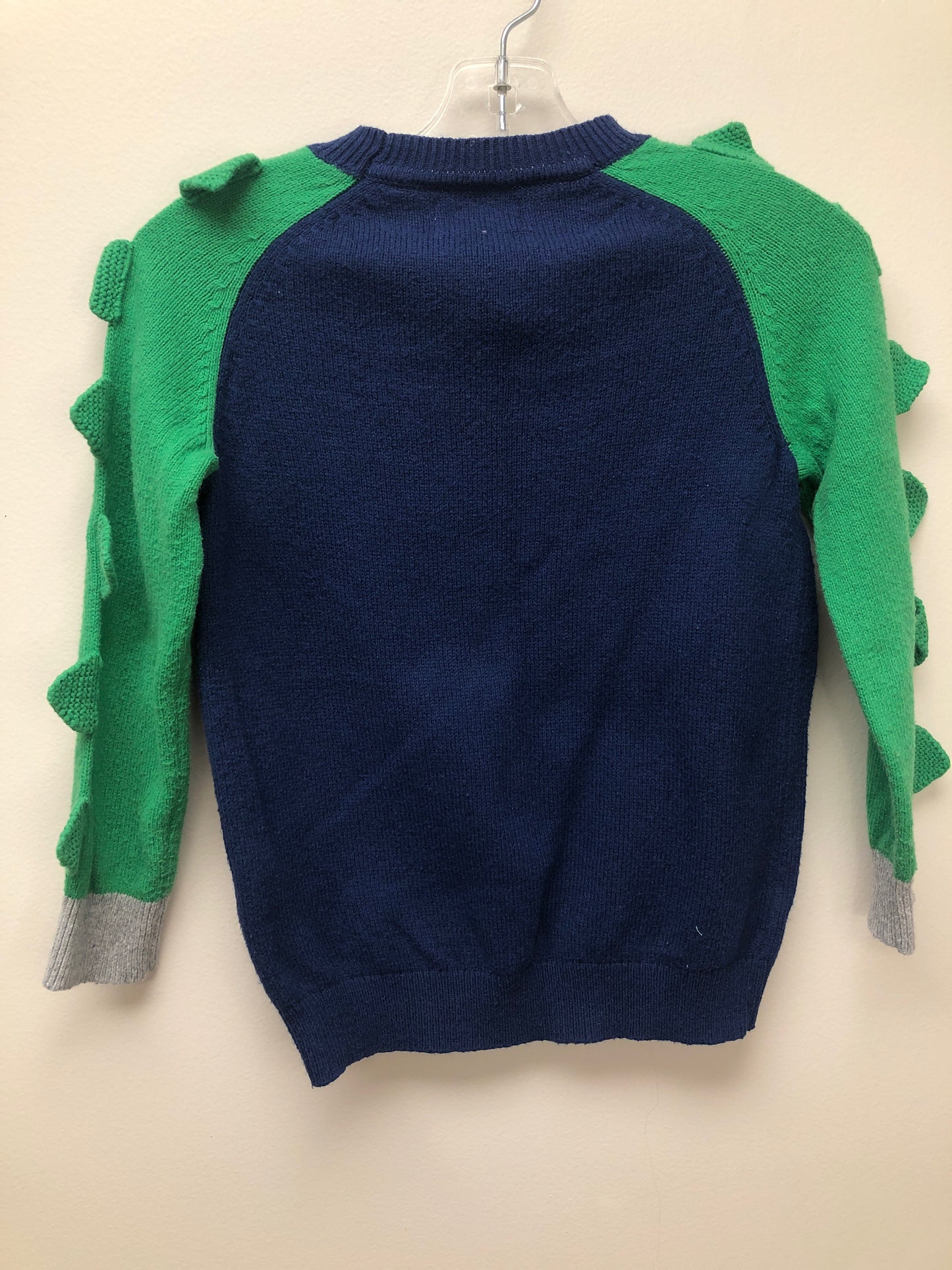5-6 Mini Boden green dragon Sweater