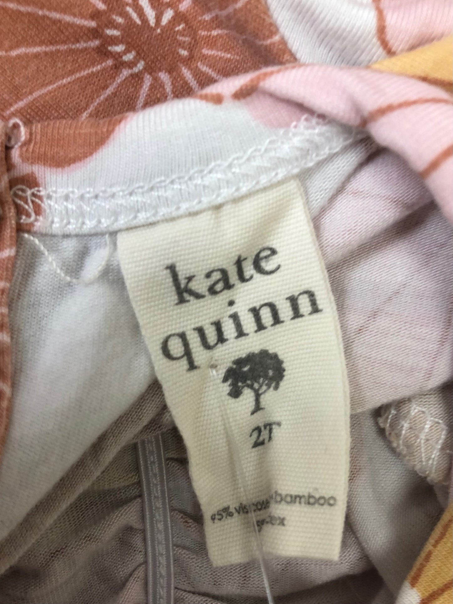 2T Kate Quinn pink floral Shirt