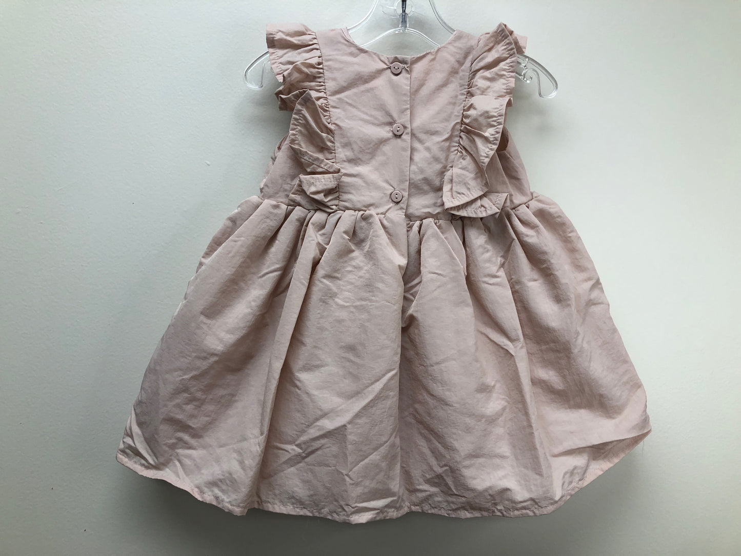 12 Months H&M blush ruffle Dress