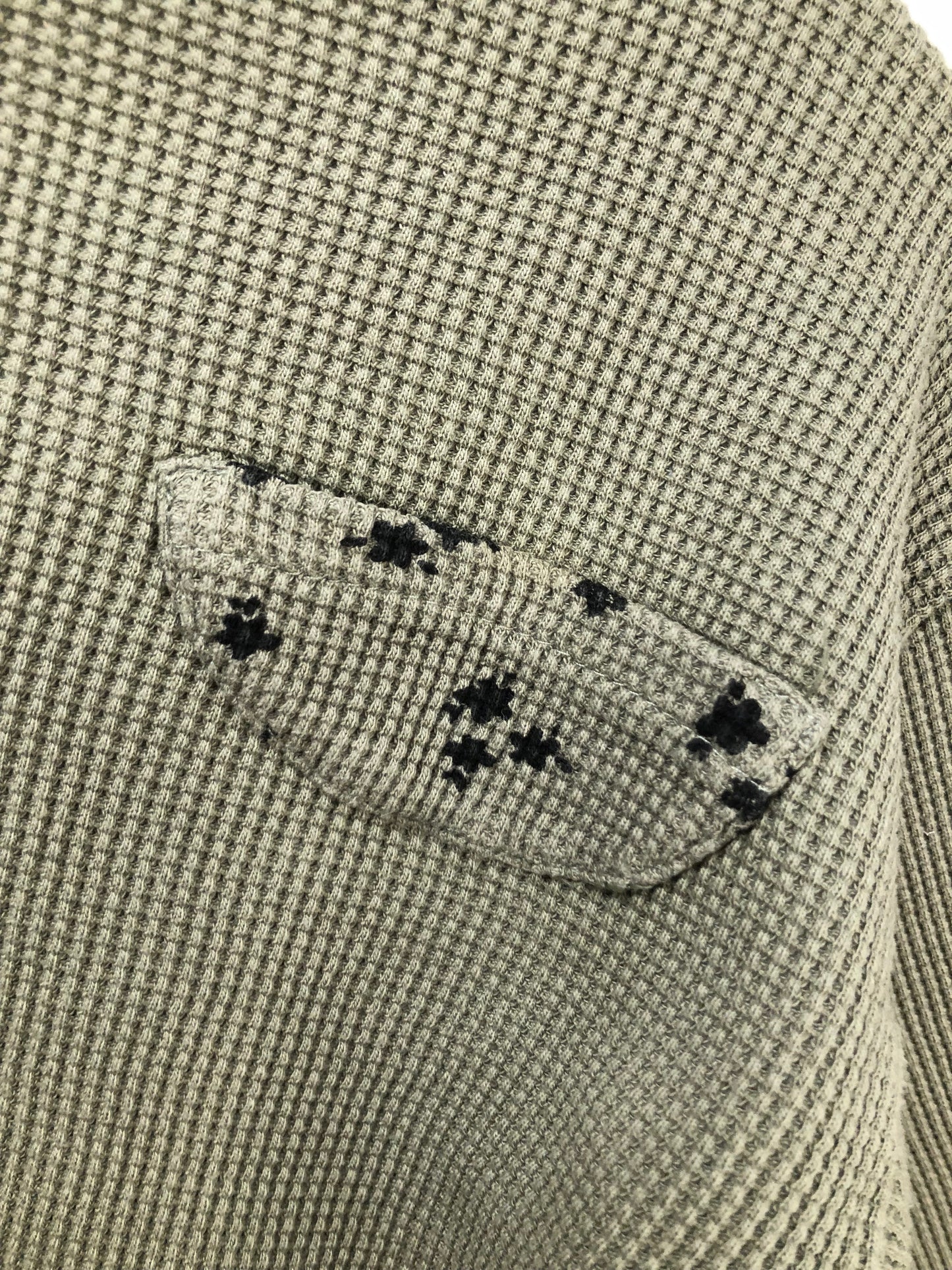 3-4 Zara green thermal Shirt