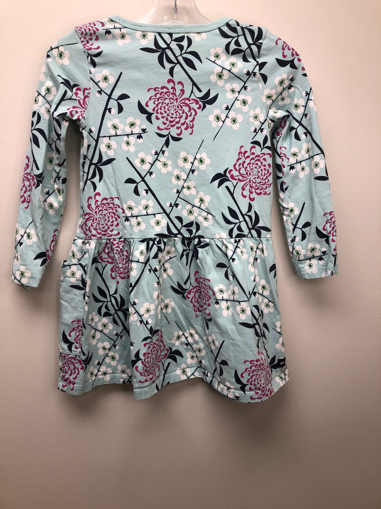 5 tea blue floral Dress