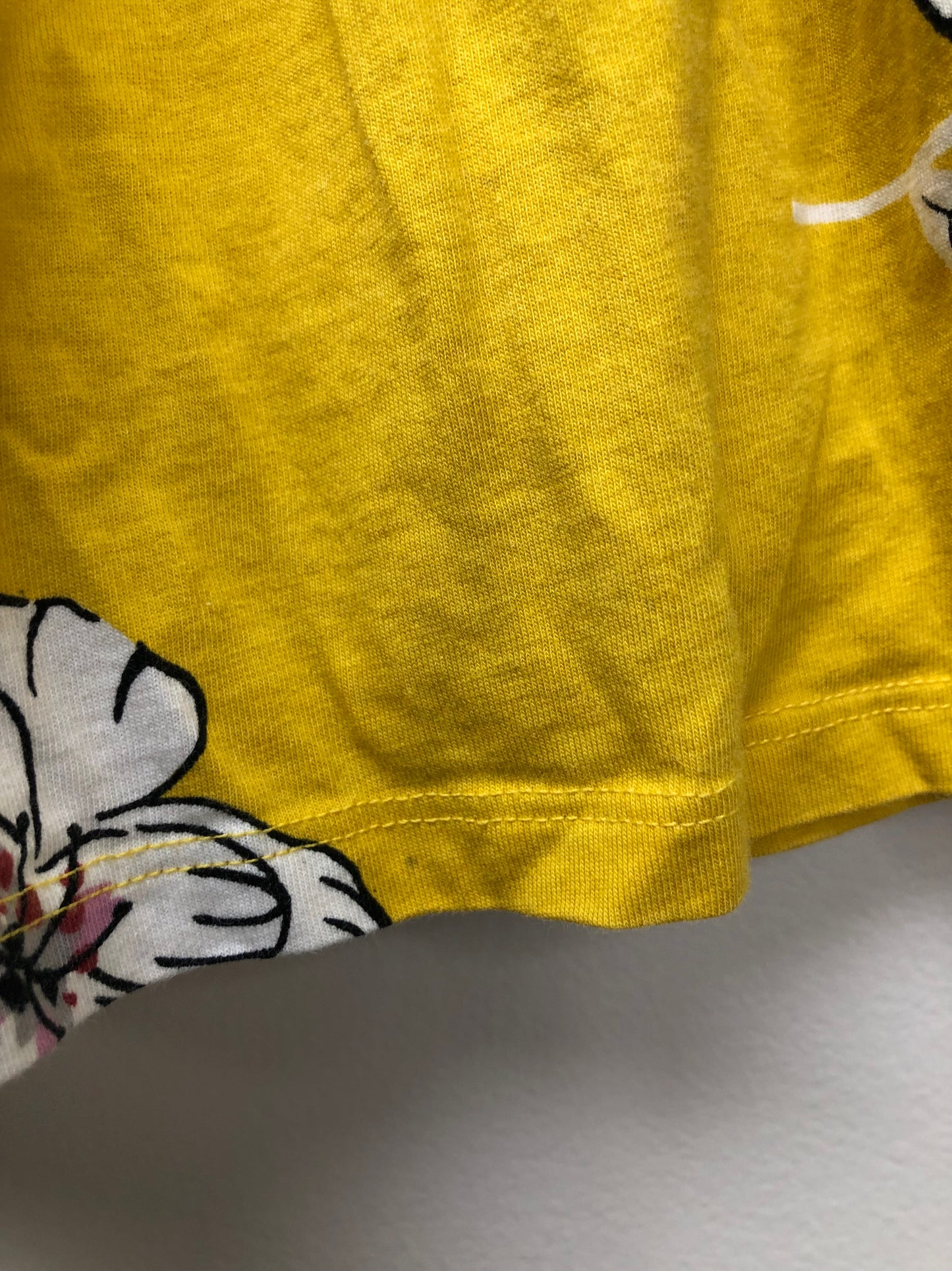 2T tea yellow floral Dress