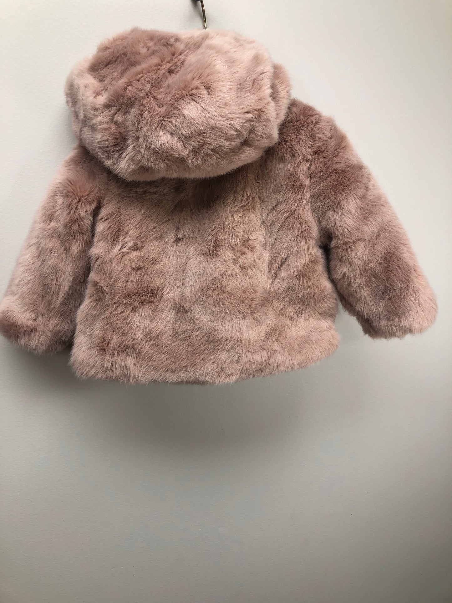 6-9 Months Zara Months tan fur Jacket