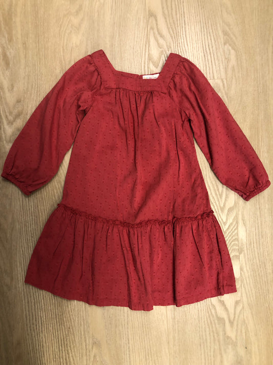 Beebay Child Size 5 Red Dress