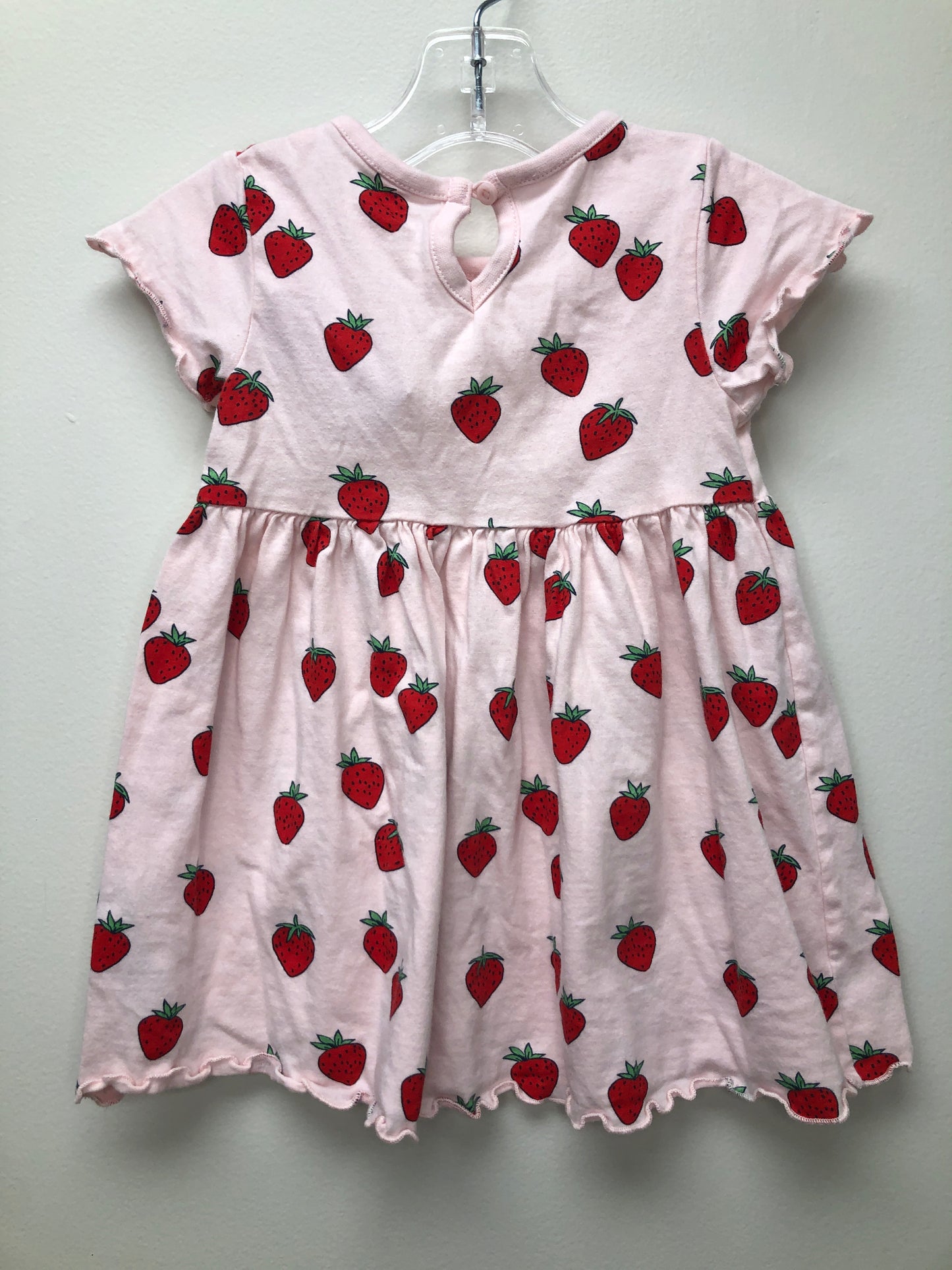 12m Primark pink strawberries Dress