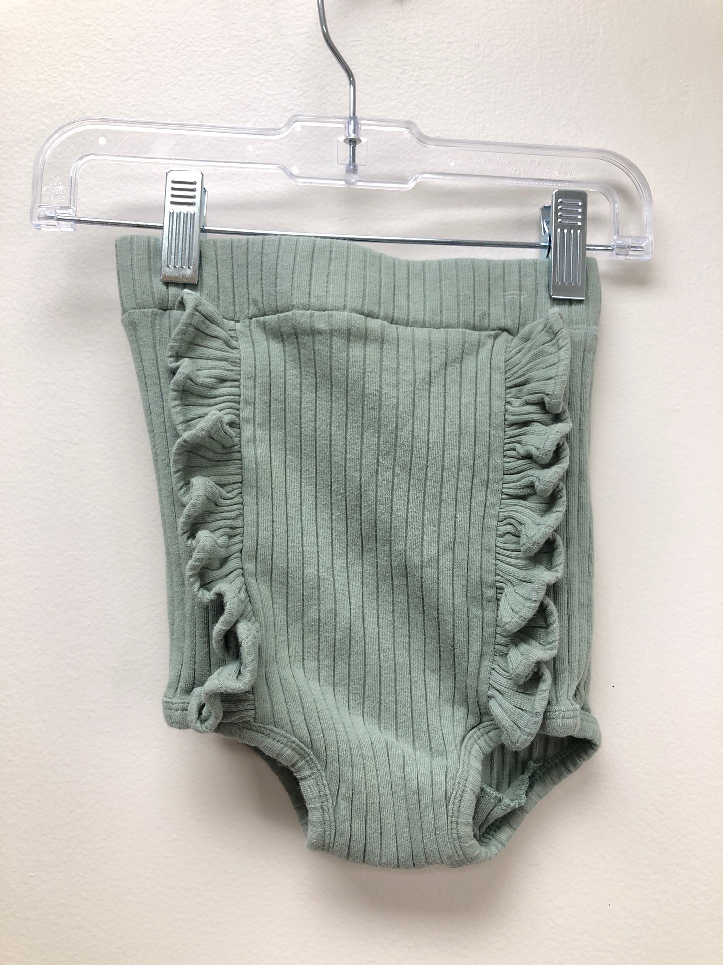 18-24m Kate Quinn green ribbed bloomers