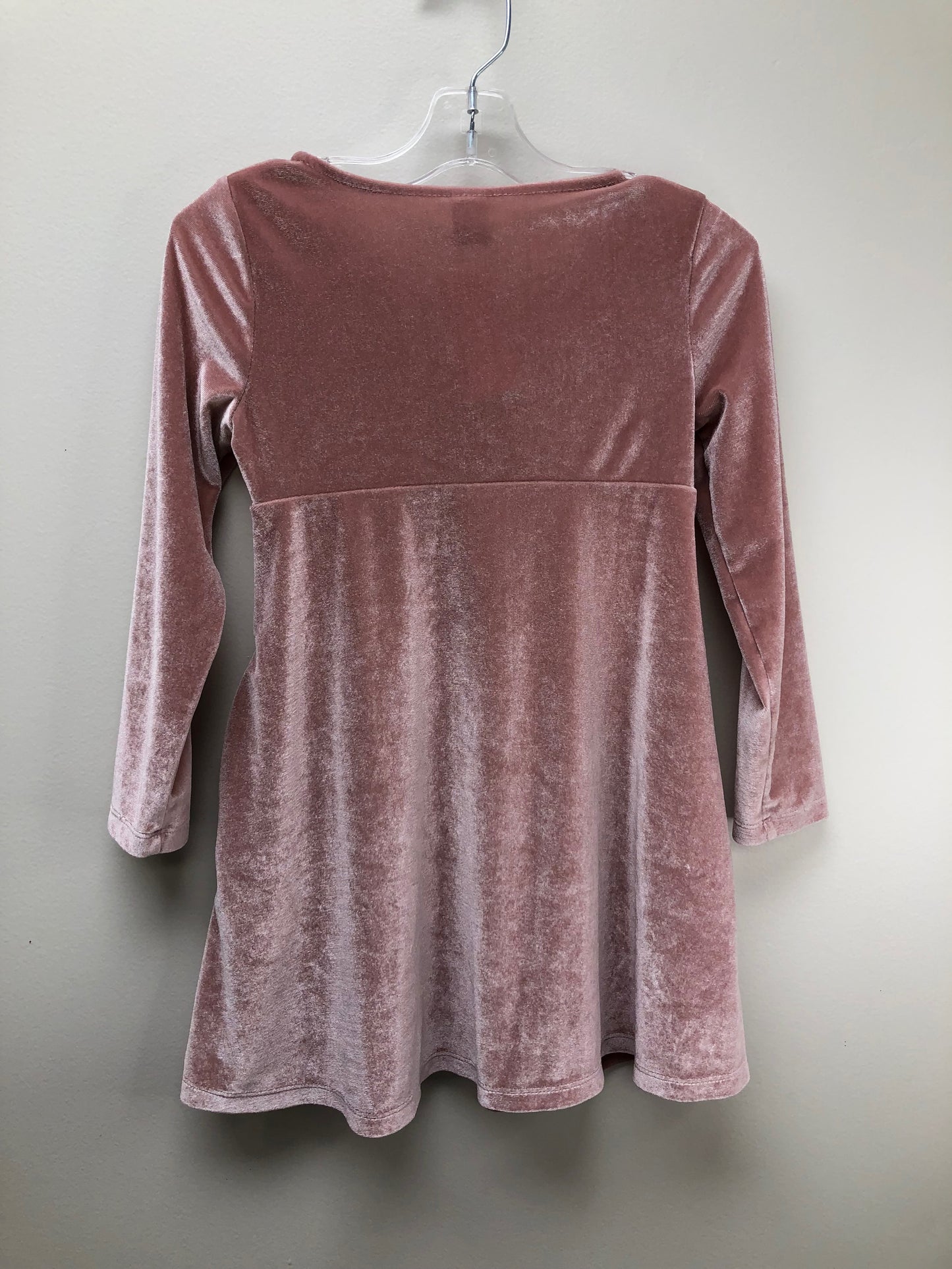 6/7 Old Navy pink Velvet Dress