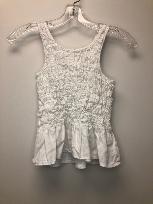 14 GAP white smocked Shirt