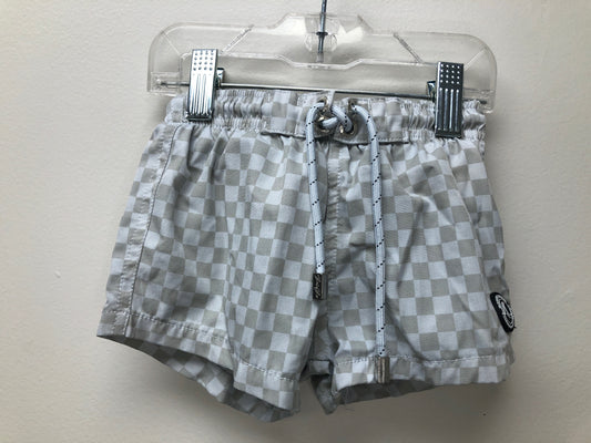 12-18M Binky Bro cream checkered Swimwear