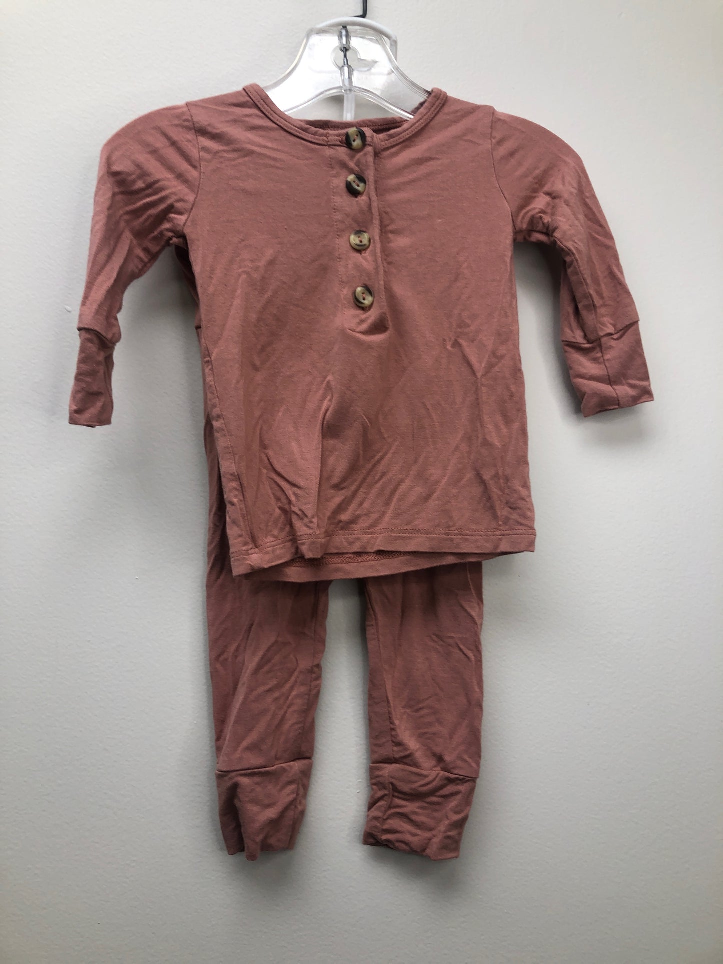 3-6 Months Lou Lou mauve 2 PC Ensembles