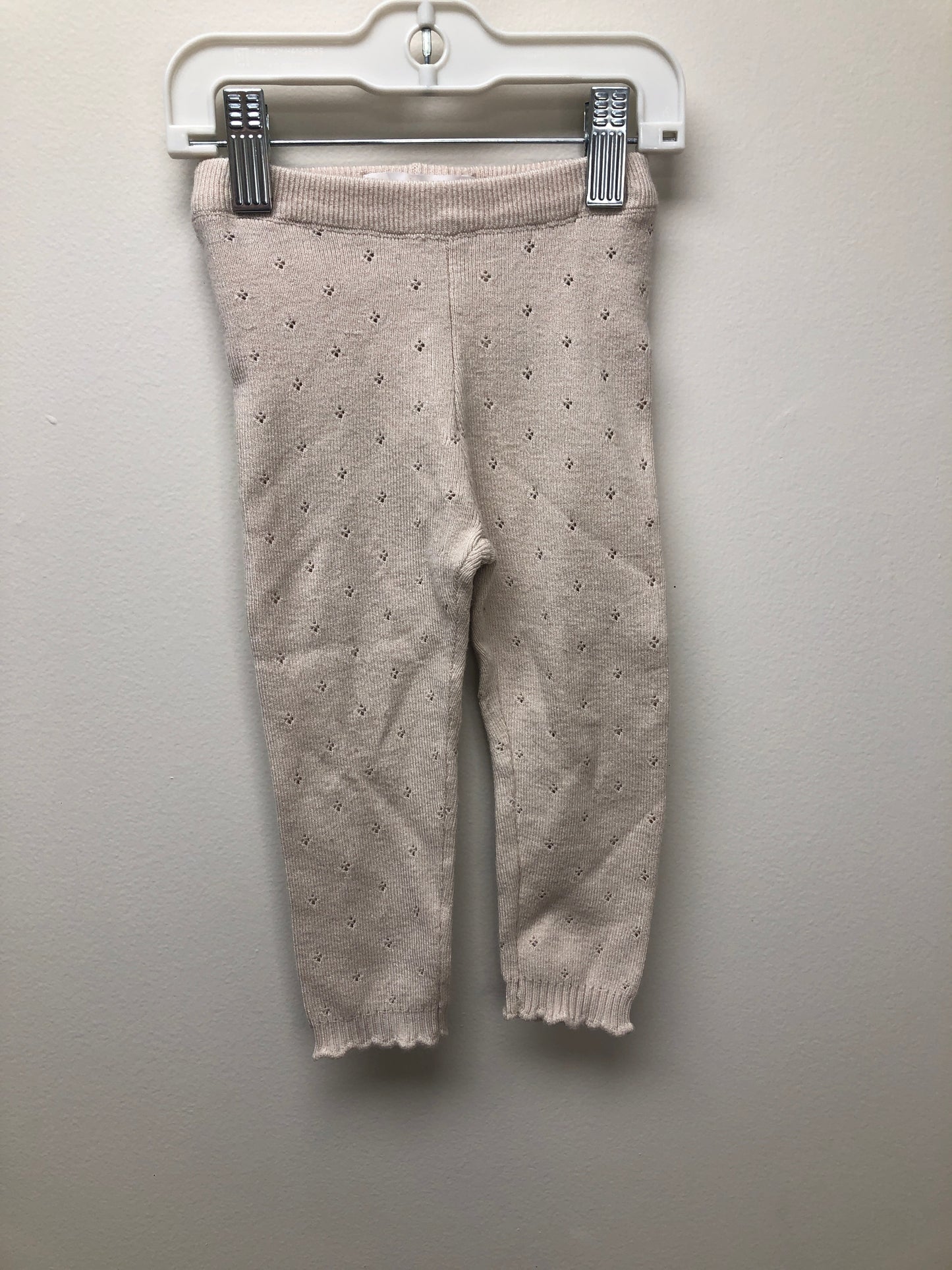 12m Zara cream pointelle Pants