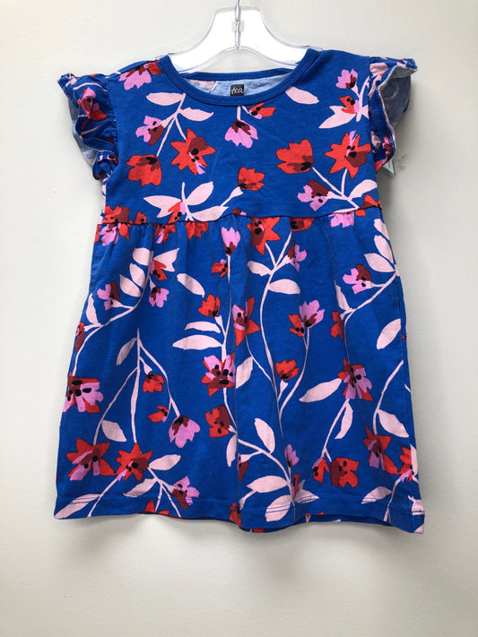 18-24m tea blue floral Dress
