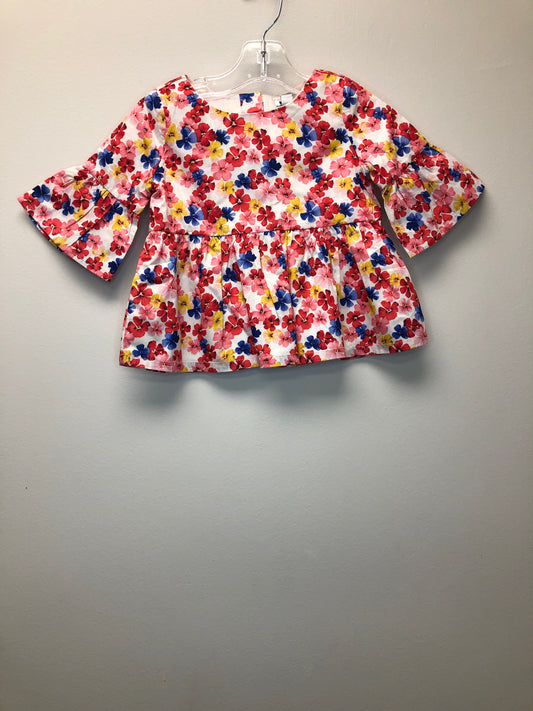 2T Janie and Jack Multi-Color floral Shirt