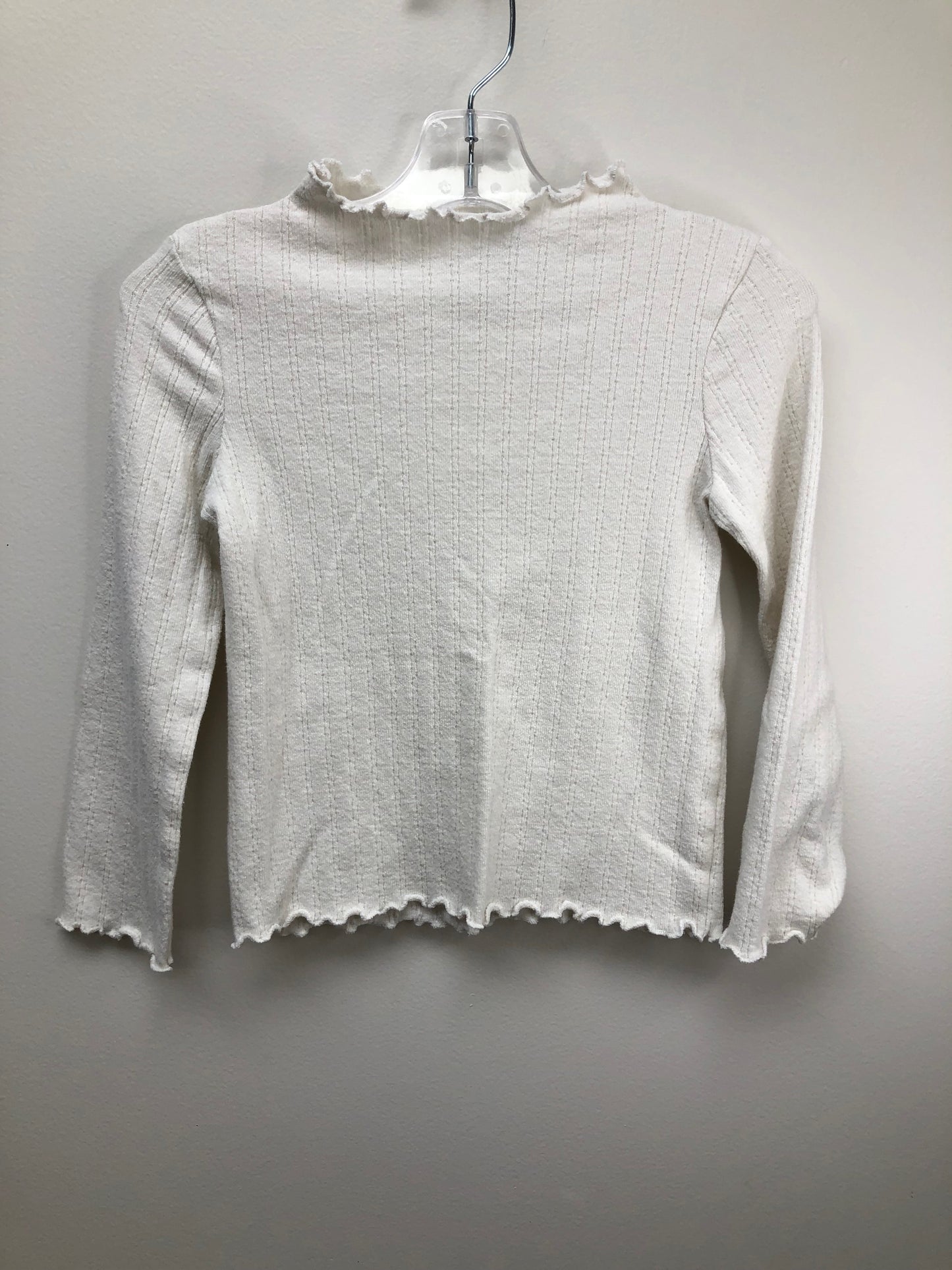 5T Little One Shop cream pointelle Shirt