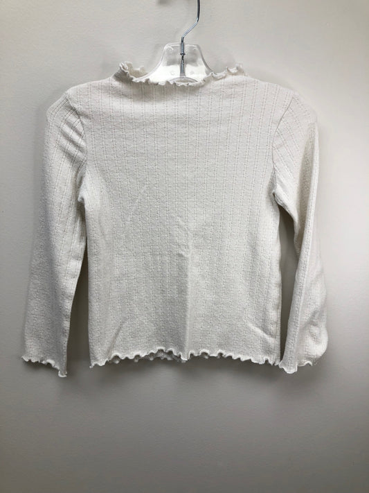 5T Little One Shop cream pointelle Shirt