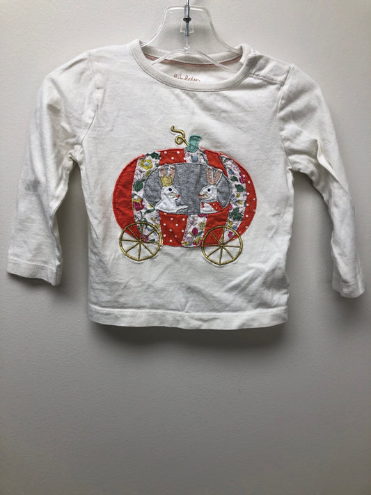 6 months Mini Boden white rabbits Shirt