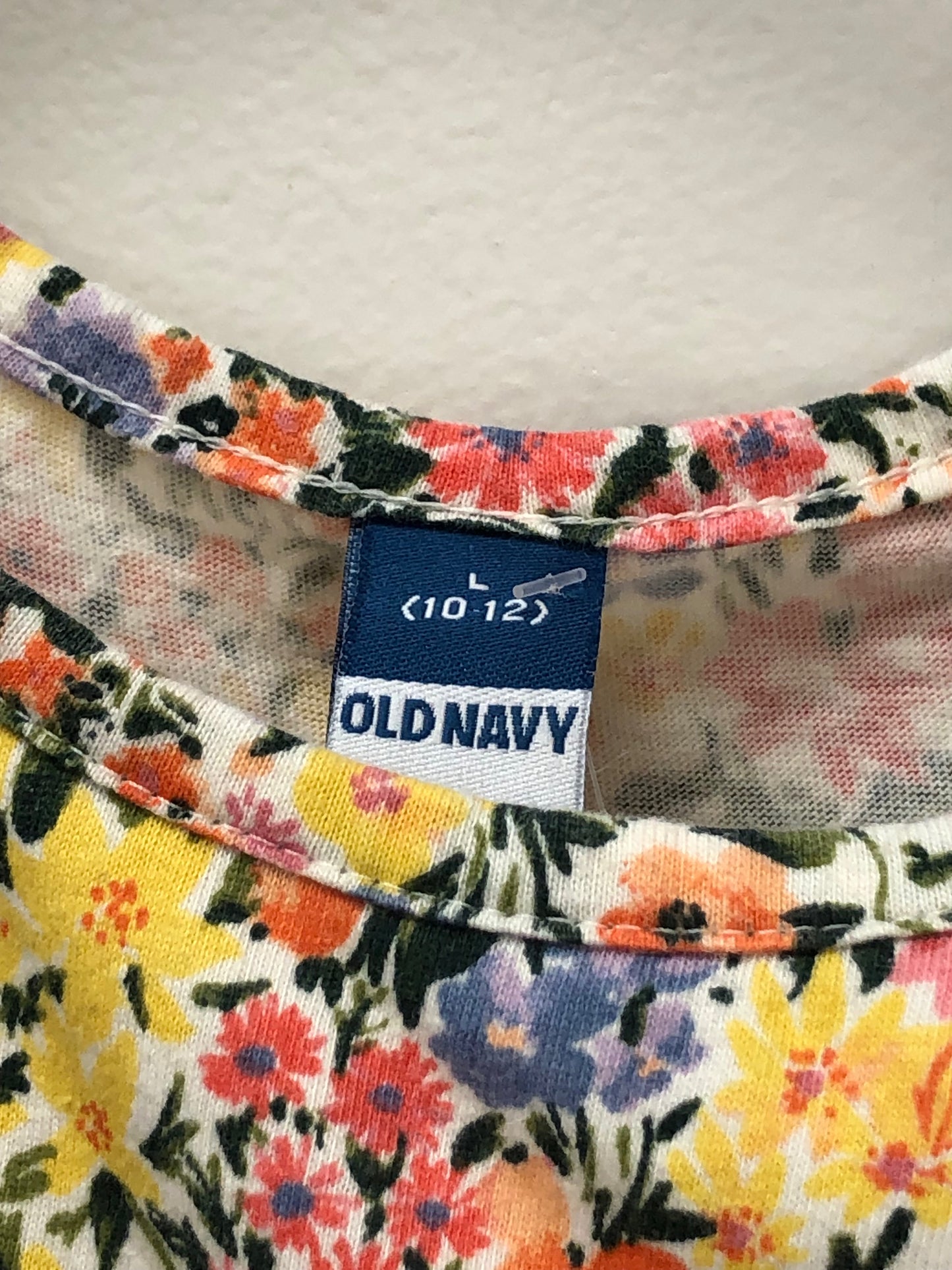 Size 10Old Navy white floral Dress