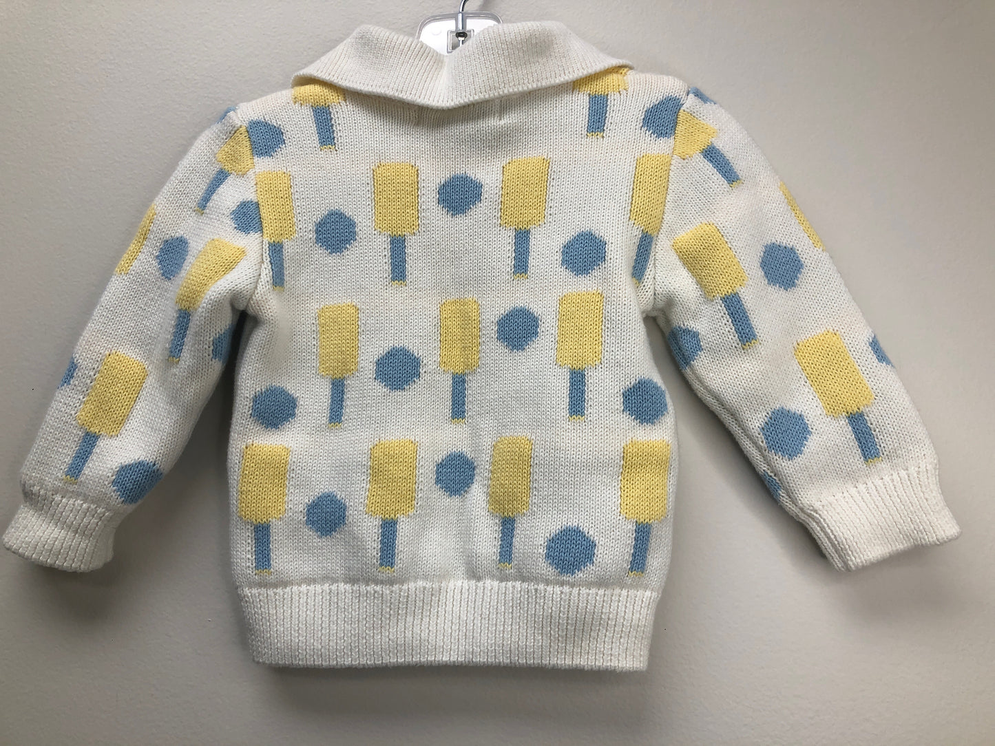 Monica + Andy Child Size 6 Months white popsicle Sweater