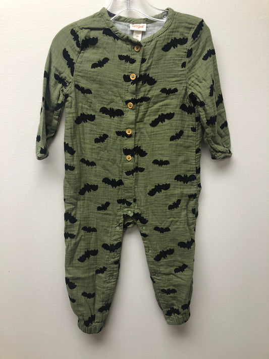 18m Cat & Jack green bats 1 PC Ensemble
