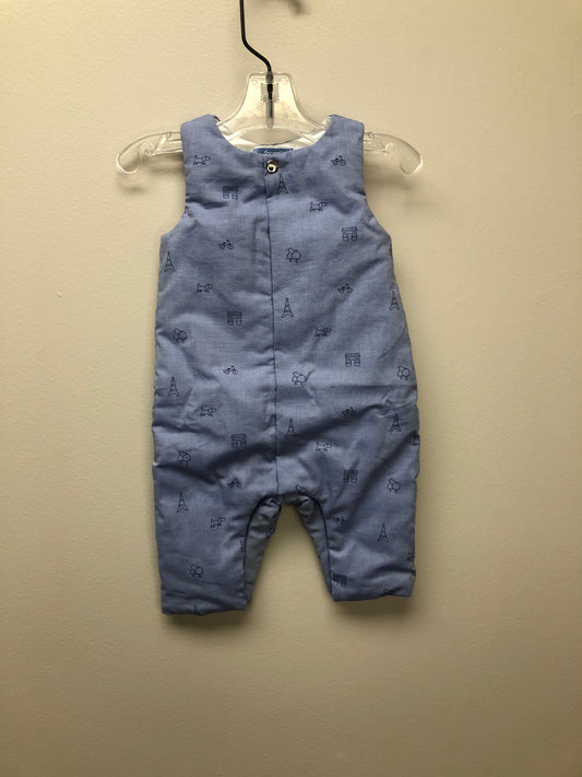Newborn Jacadi blue Paris Romper