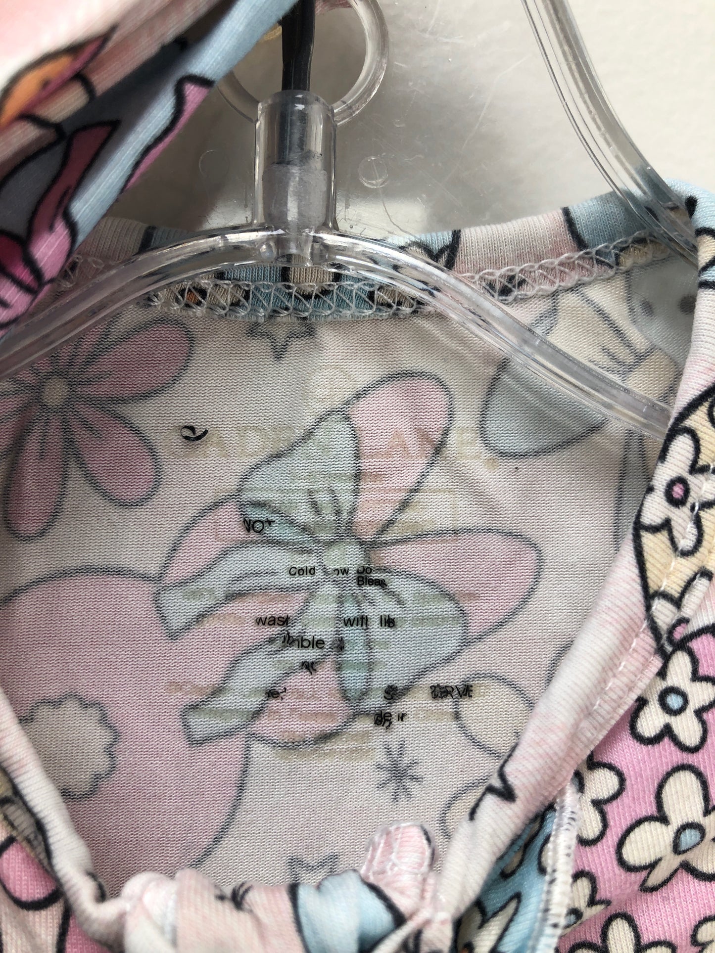 3-6m Caden Lane pink Easter Sleeper