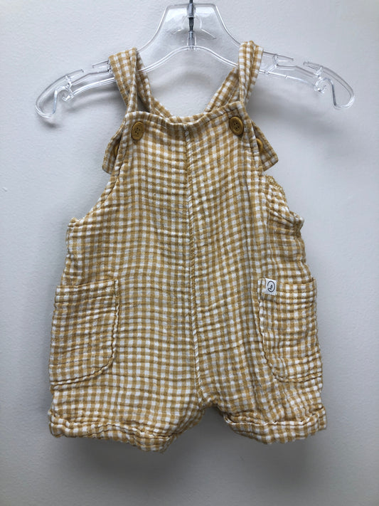 3M Little Planet yellow gingham Romper