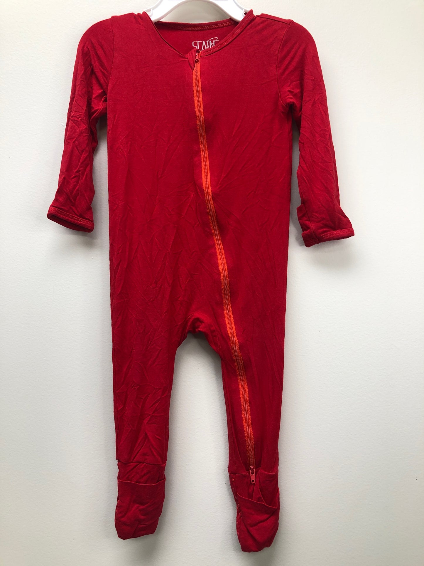 12-18 Months red bamboo Pajamas