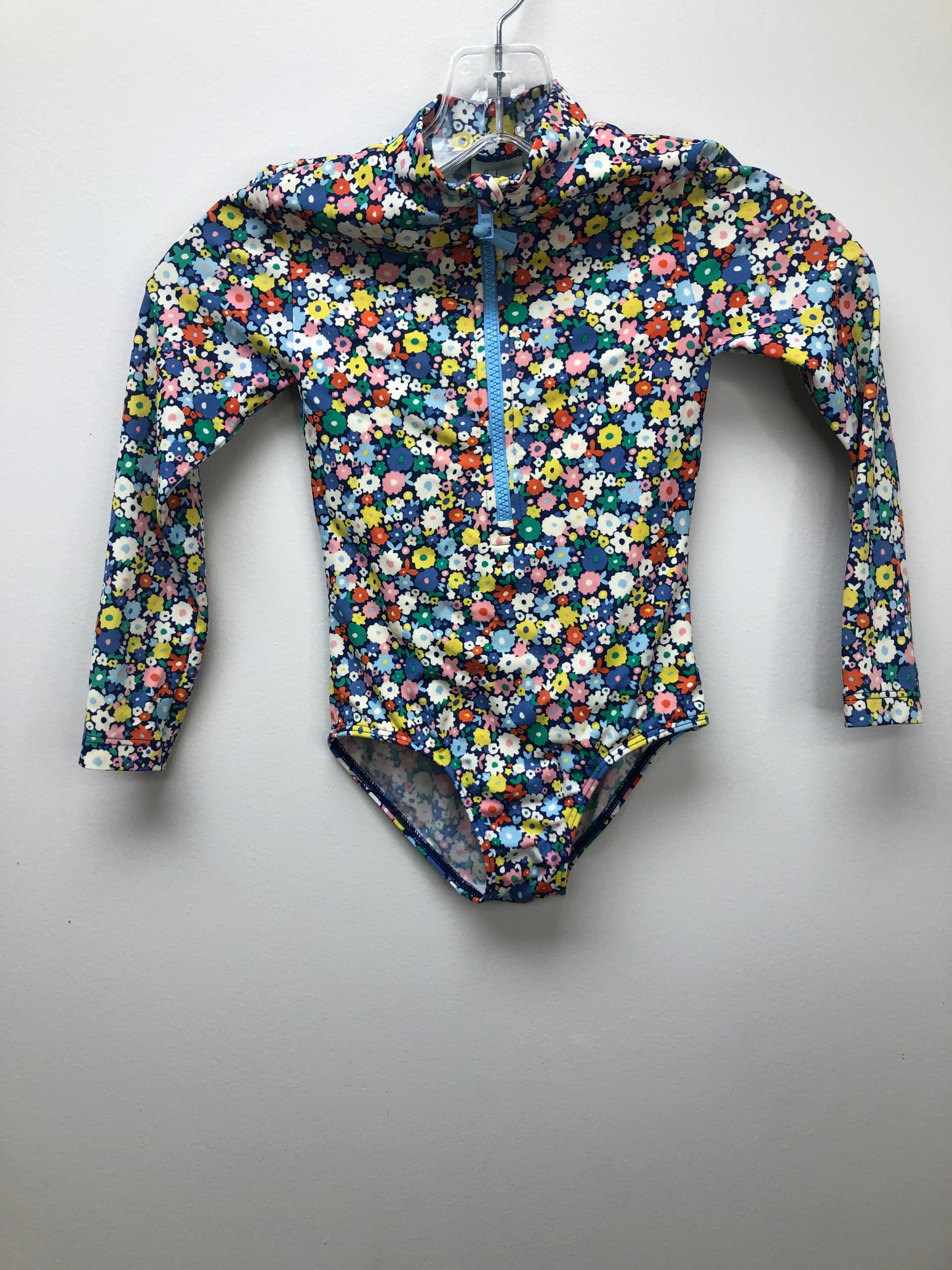 Boden Child Size 5 navy floral Swimwear