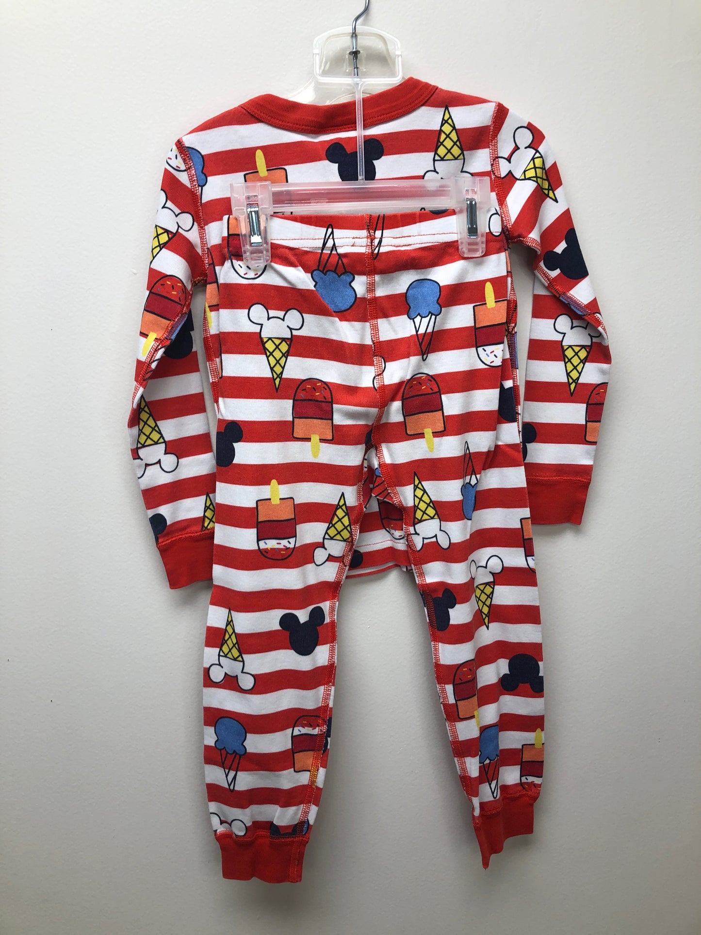 4 Hanna Andersson red stripe Pajamas