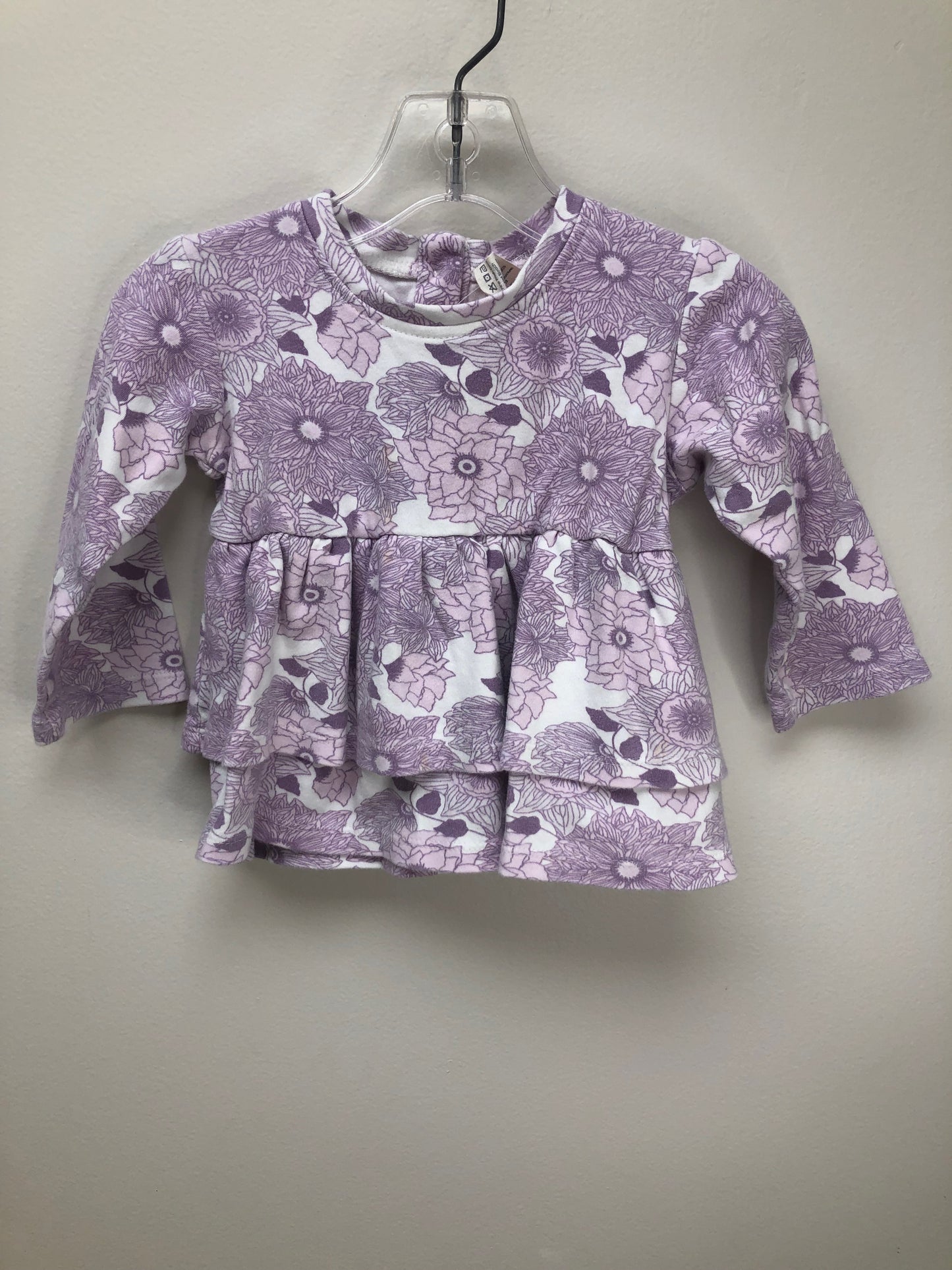 18-24 Months Kate Quinn purple floral Shirt