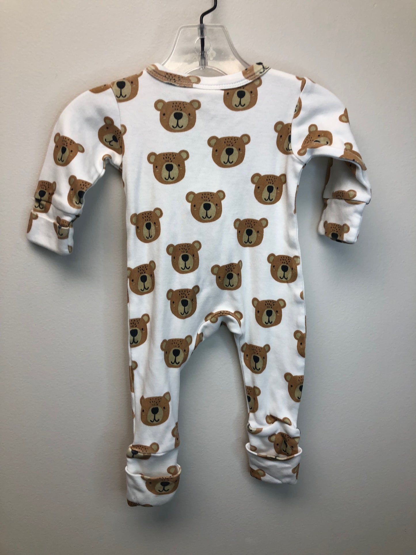 0-3m SIIX white Bears Sleeper