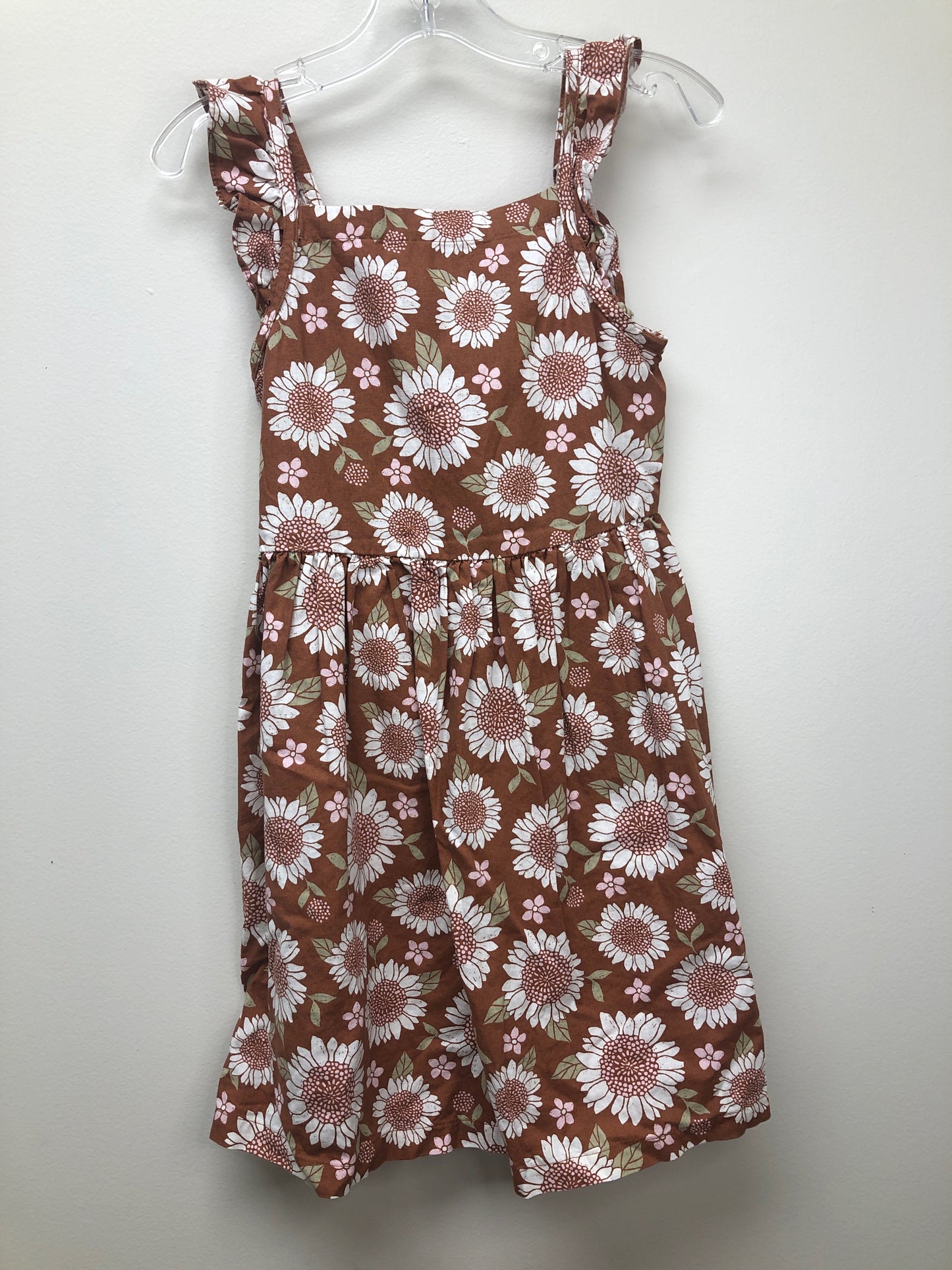 7 Carter's terra cotta floral Dress