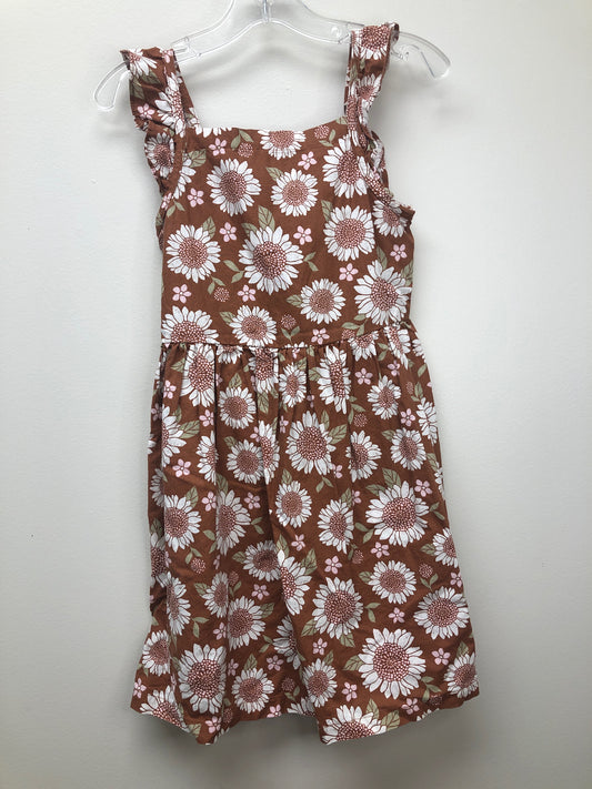 7 Carter's terra cotta floral Dress