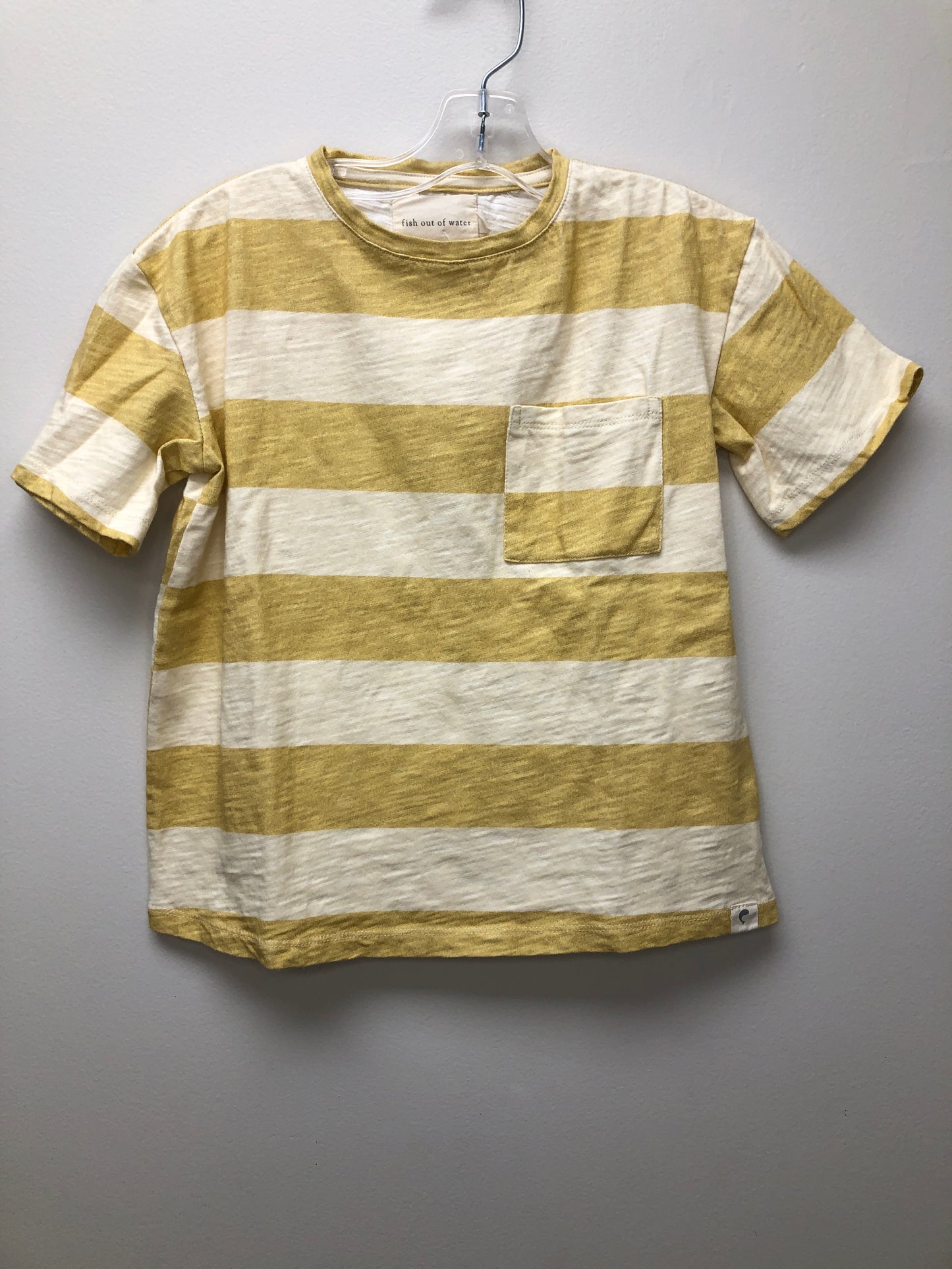 6 Fish Out of Water yellow stripe Shirt