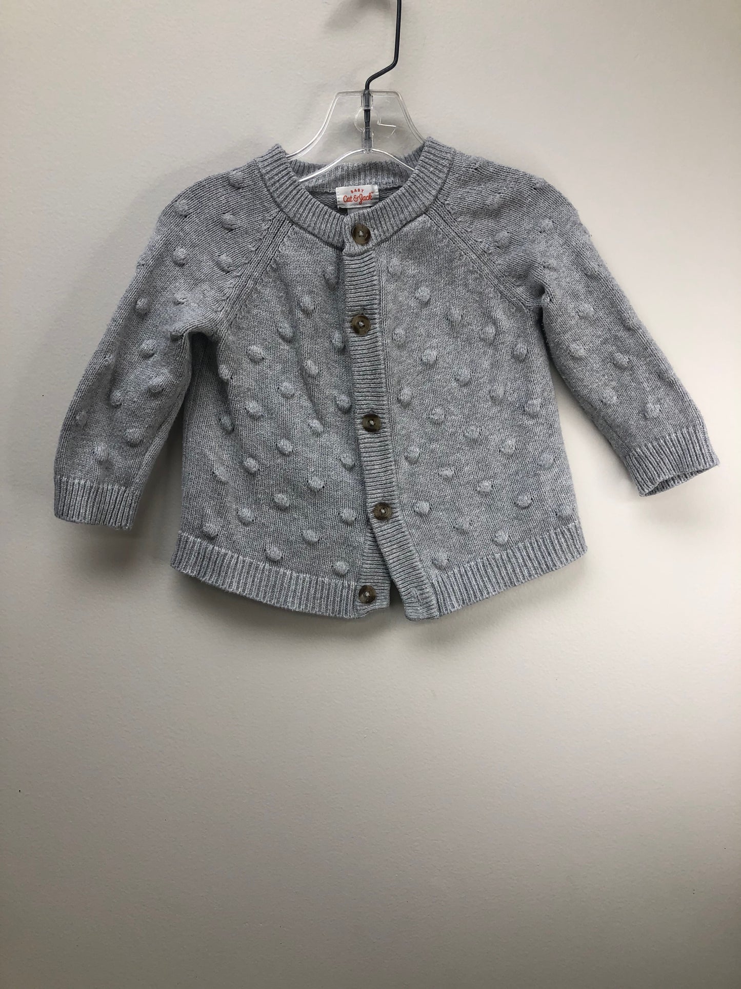 6-9m Cat & Jack gray Sweater