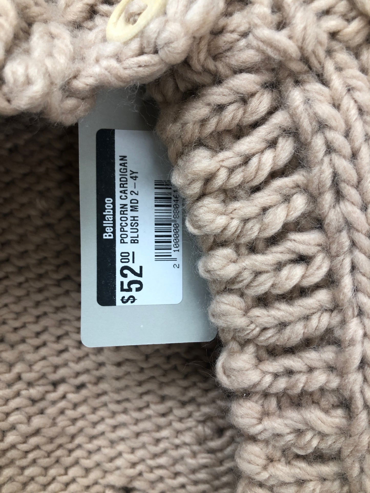 2T The Blueberry Hill Child Size 2T blush knit Sweater