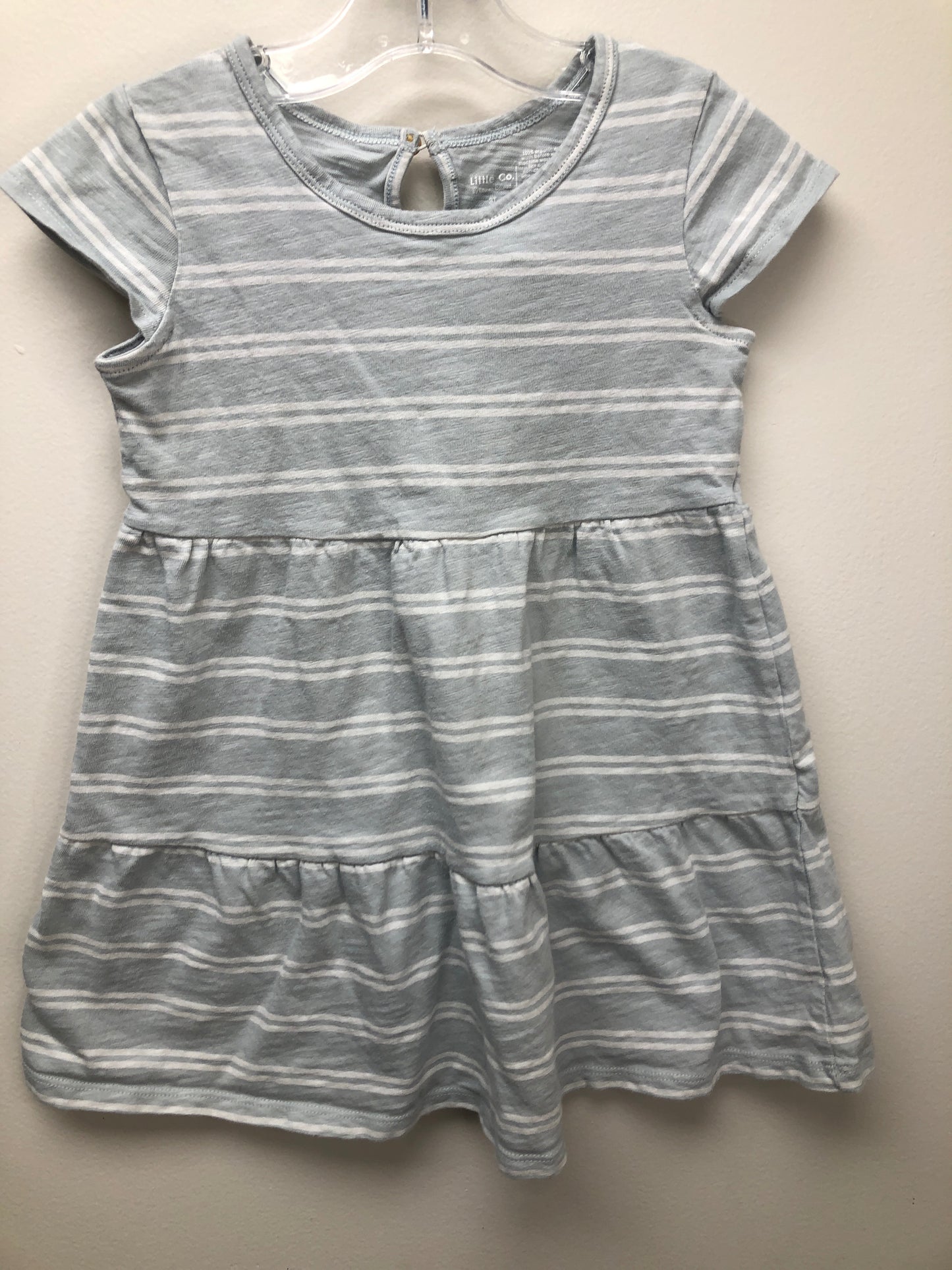 3t Little Co. blue stripe Dress