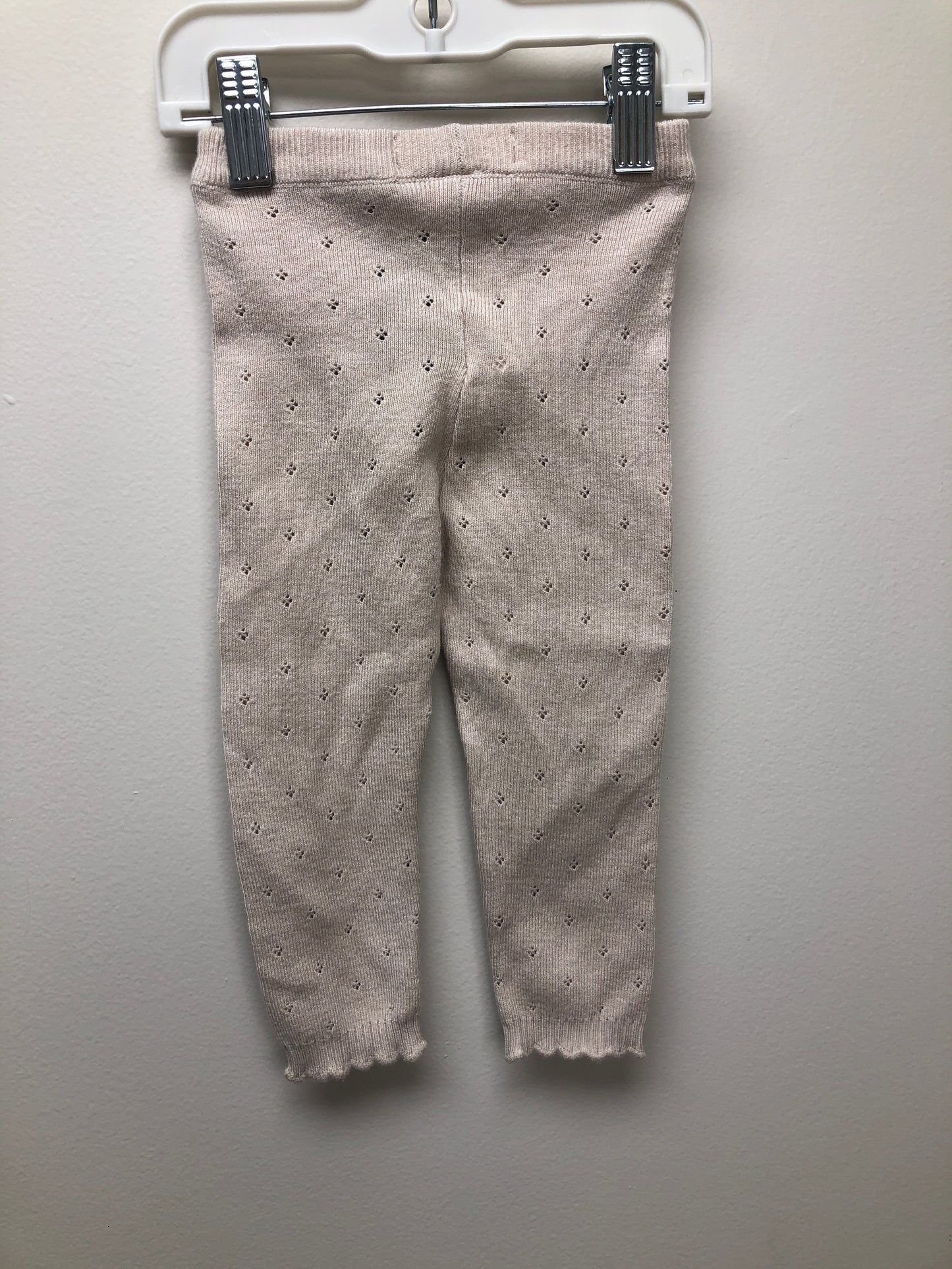 12m Zara cream pointelle Pants