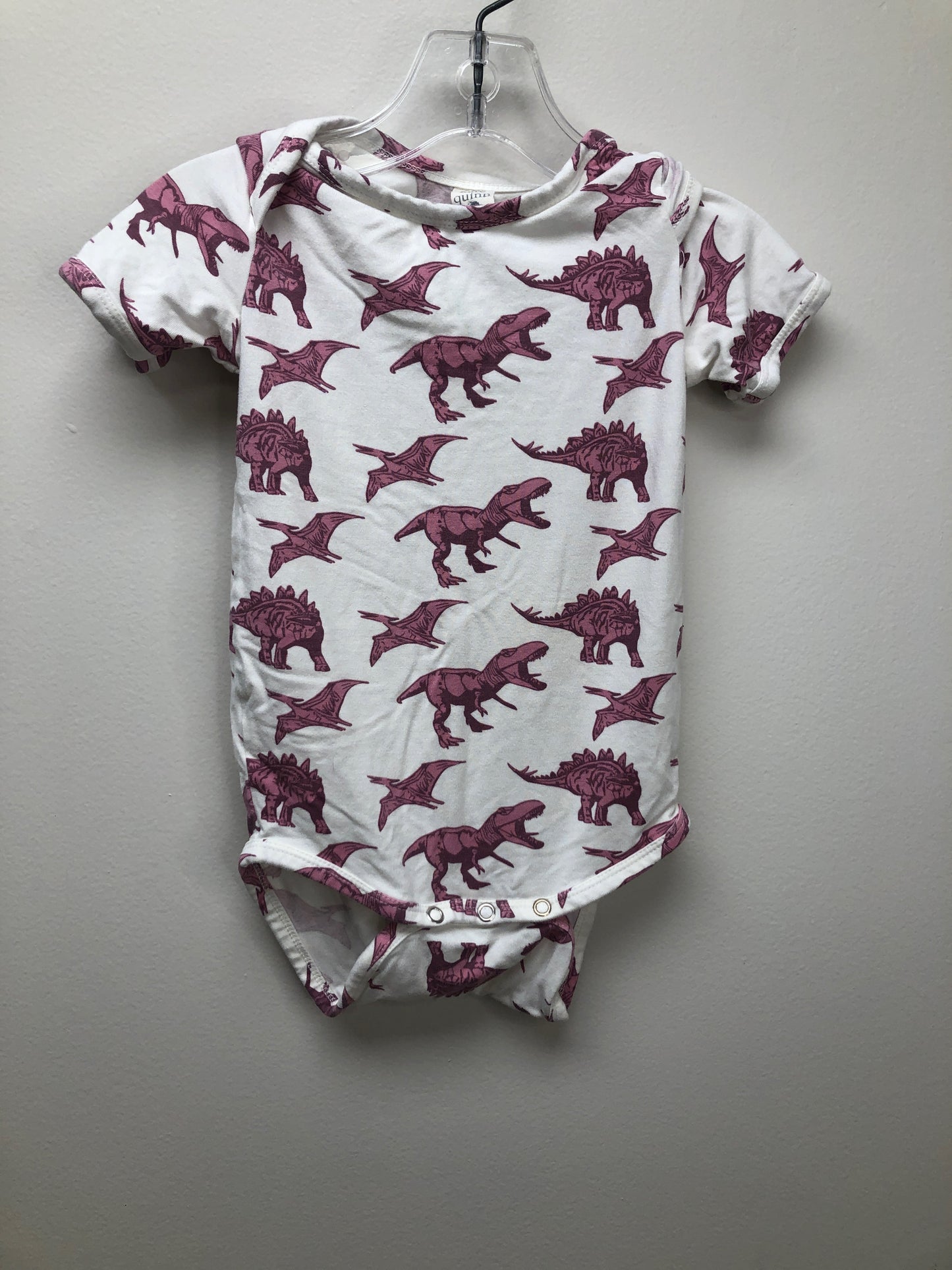 12-18 Months Kate Quinn white dinosaur Onesie