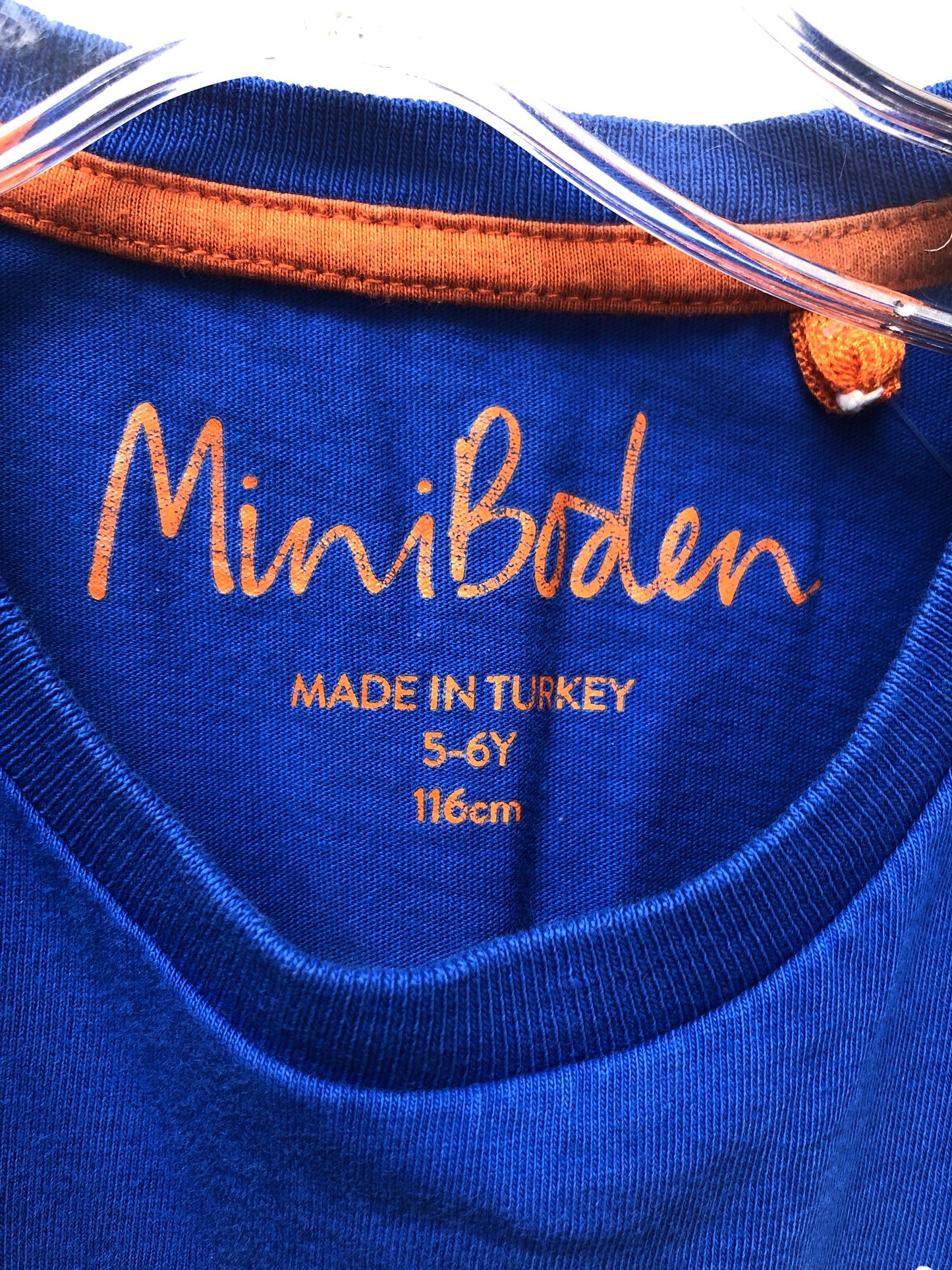 5-6 Mini Boden royal blue Shirt