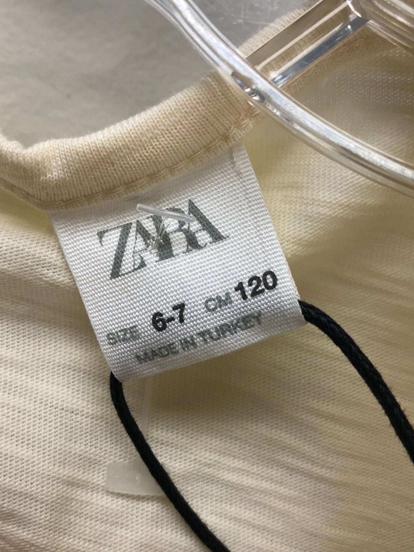Size 6 Zara butter yellow Shirt