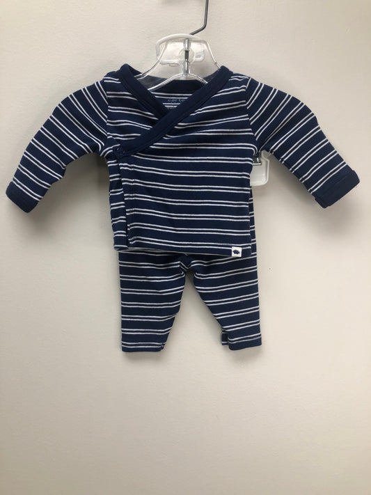 NB Carter's navy stripe 2 PC Ensembles